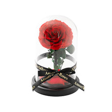 Load image into Gallery viewer, Forever Rose - Preserved red roses in glass dome
