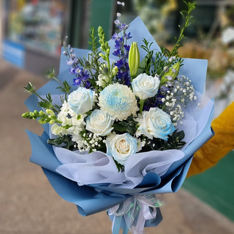 Graduation Bouquet Blue